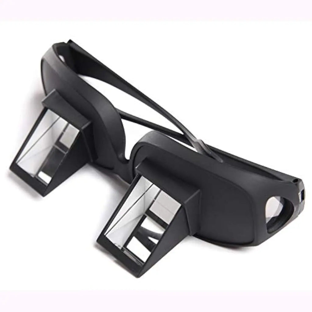 Lazy Glasses Bed Prism Glasses Spectacles Horizontal High Definition Glasses Prism Periscope Lie down Eyeglasses for Reading and Watch TV in Bed Unisex