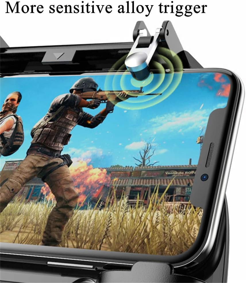 Mobile Game Controller for PUBG Mobile Controller L1R1 Mobile Game Trigger Joystick Gamepad for Ios & Android Phone(W10 Update)
